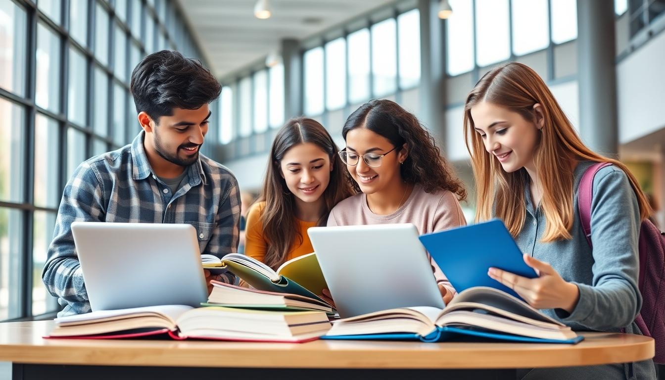 Students and educational resources in a modern learning environment